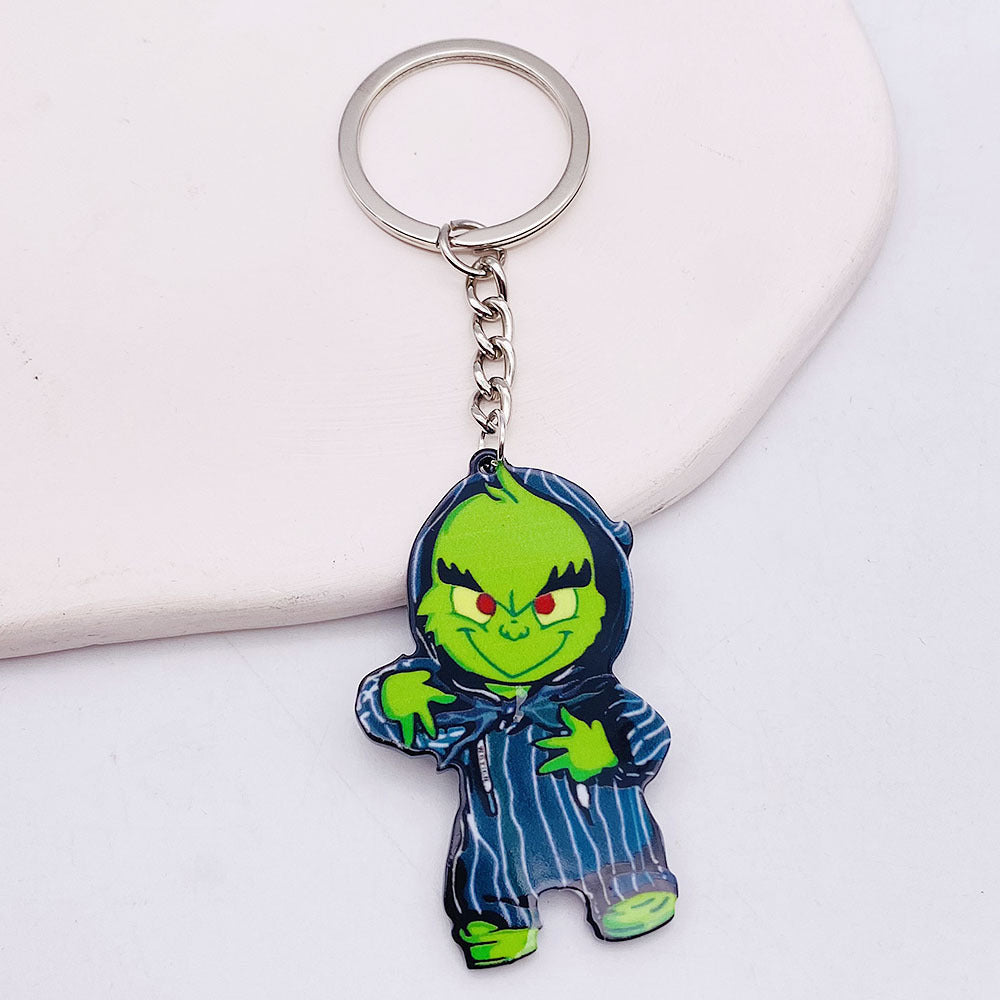 Wholesale Christmas Halloween Scary Imp Keychain